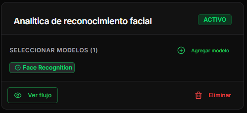 Tarjeta de paquete con modelos, reglas y endpoints webhook